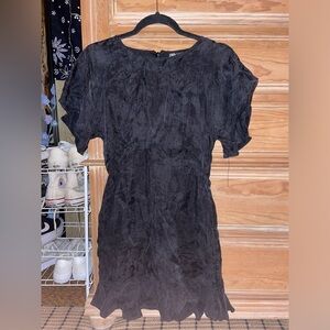 ZARA Black ruffle dress